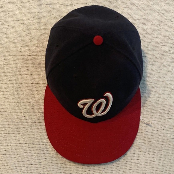 Washington Nationals MLB Authentic New Era 59FIFTY Fitted CapHat 7 1/4 - Picture 2 of 10